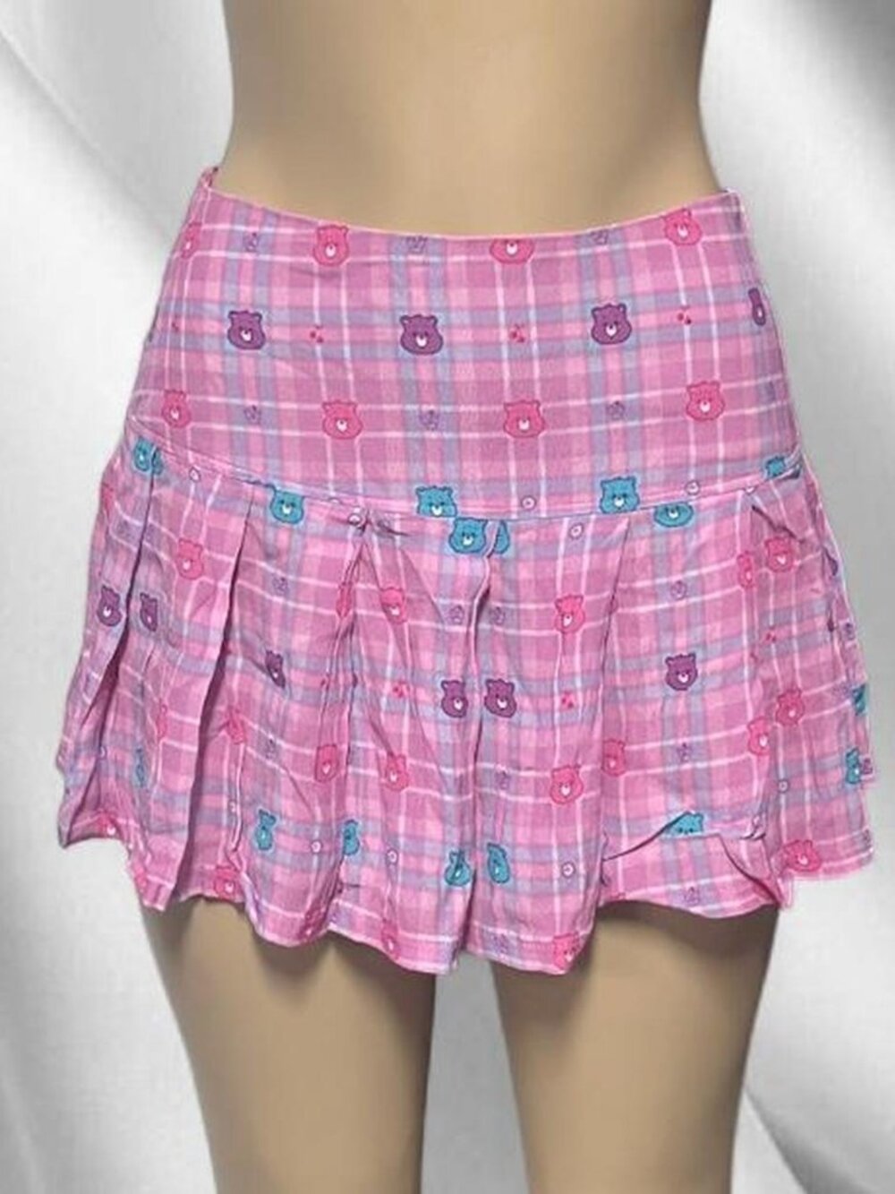 Care Bears Harmony In My Heart Plaid Skirt
